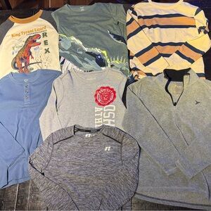 Boys Size 8 Long Sleeve Tees Collection/Lot